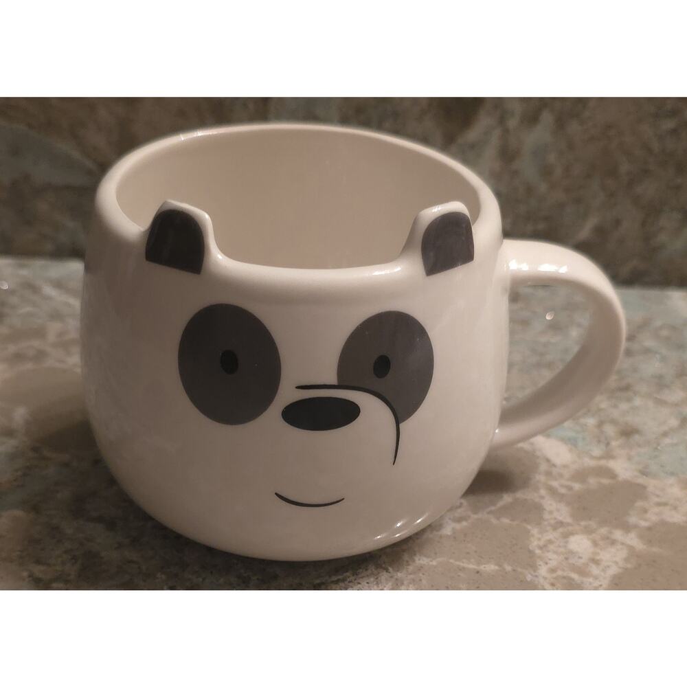 We Bare Bears Miniso Cartoon Network Coffee Mug Collectible Rare HTF Coffee/Tea